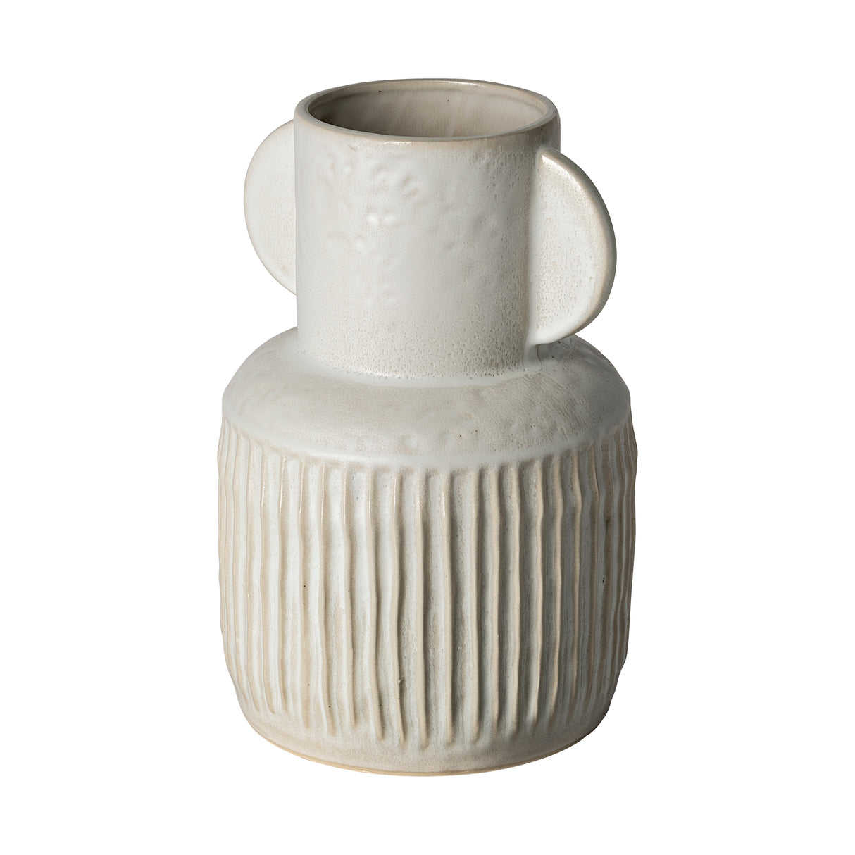 Judy Large Eggshell Ceramic Vase from Mercana - Luna Furniture