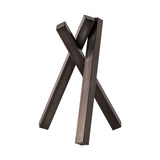 Bastian (Large) 9L x 8W Black Metal Abstract Object from Mercana - Luna Furniture