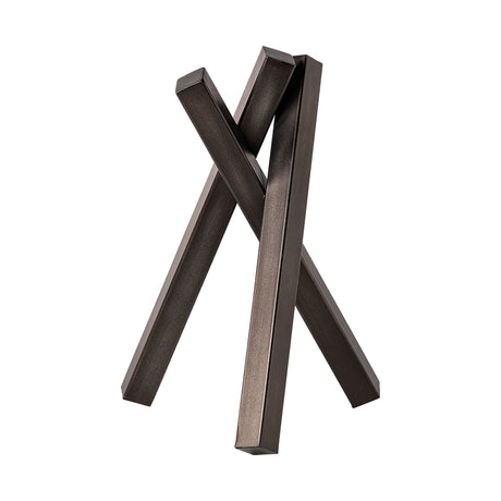 Bastian (Large) 9L x 8W Black Metal Abstract Object from Mercana - Luna Furniture