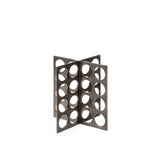 Fletcher (Small) 4L x 4W Gray Metal Abstract Decorative Object from Mercana - Luna Furniture