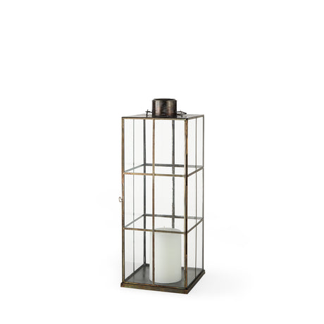 Grimwig (Medium) 8L x 8W x 23H LANTERN W/SHEET BASE WITHOUT BEVEL from Mercana - Luna Furniture
