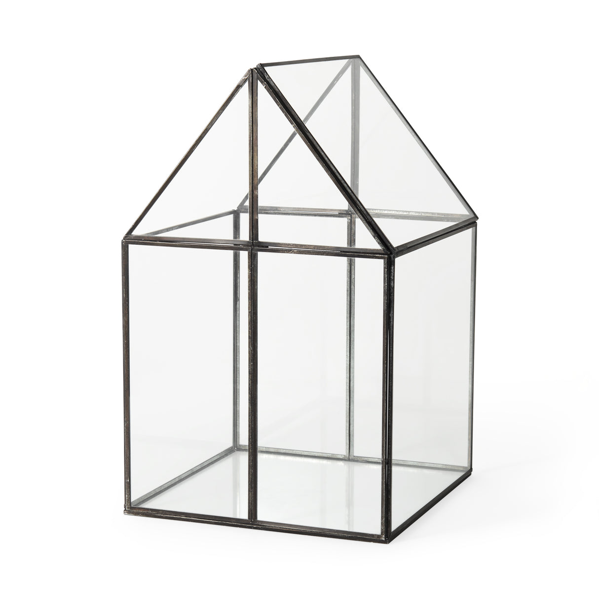 Sikes (Large) 10L x 10W x 16H Hut Terrarium W/Glass Base from Mercana - Luna Furniture