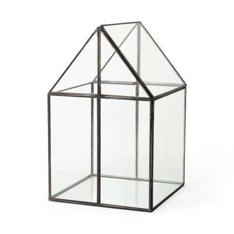 Sikes (Large) 10L x 10W x 16H Hut Terrarium W/Glass Base from Mercana - Luna Furniture
