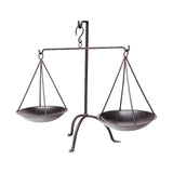 Adilah 16L x 10W Black Metal Vintage Inspired Weighing Scale from Mercana - Luna Furniture
