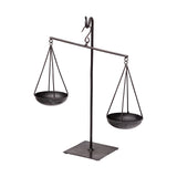 Ellis 10L x 4W Black Metal Vintage Inspired Weighing Scale from Mercana - Luna Furniture