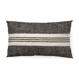 Sharon 14 x 26 Black With Stripes Decorative Pillow Cover from Mercana - Luna Furniture