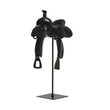 Colt I 9L x 8W Black Equestrian-Inspired Western Horse Saddle from Mercana - Luna Furniture