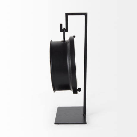 Taxz Metallic Brown Metal Hanging Table Clock from Mercana - Luna Furniture