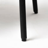 Etienne VII 24" Set of Two Round Top Black Wood and Marble Top Nesting Table from Mercana - Luna Furniture