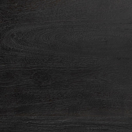 Etienne VII 24" Set of Two Round Top Black Wood and Marble Top Nesting Table from Mercana - Luna Furniture