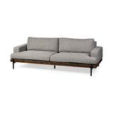 Colburne II 95" Gray Upholstered Three Seater Sofa from Mercana - Luna Furniture