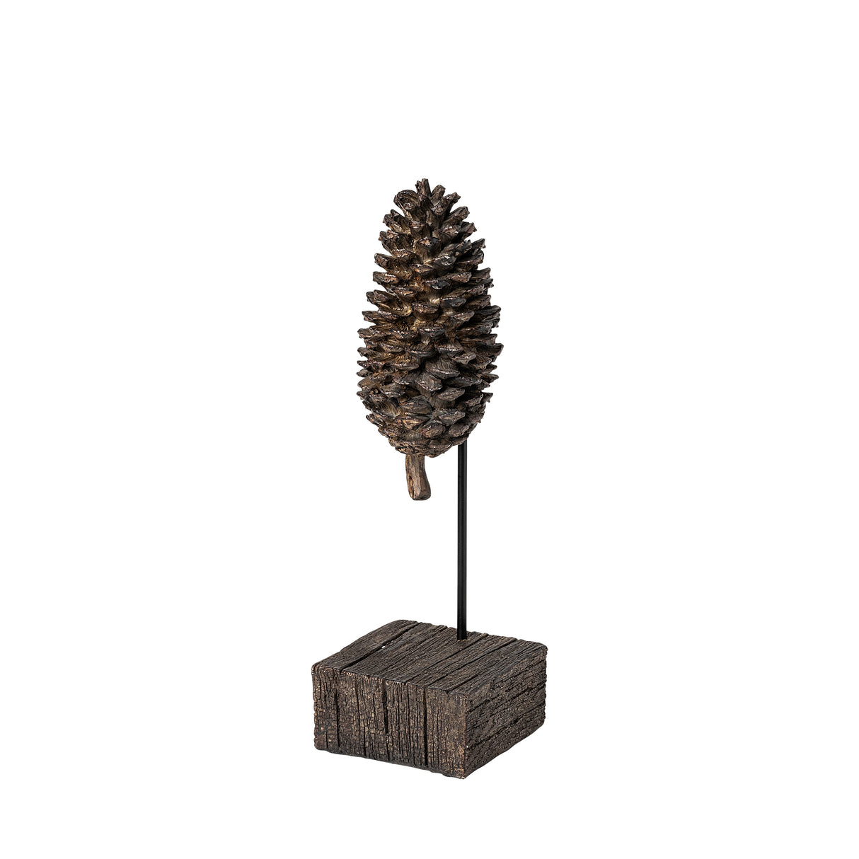 Pinterra (Small) 4L x 4W Brown Resin Pinecone Replica from Mercana - Luna Furniture