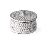 Azul (Small) 5L x 5W Gray Ceramic Detailed Decorative Box from Mercana - Luna Furniture