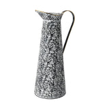 Colette Large Black/White Patterned Vase from Mercana - Luna Furniture