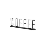 Coffee 15L x 1W Black Metal Sign from Mercana - Luna Furniture