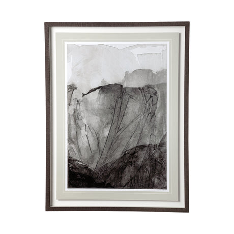 Rising Ridge II by Mercana Studio a Hand Embellished Textured Framed Art Print Matted under Glass from Mercana - Luna Furniture