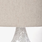 Harlan (30.5"H) Beige-Toned Fabric Shade Gray Concrete Base Table Lamp from Mercana - Luna Furniture