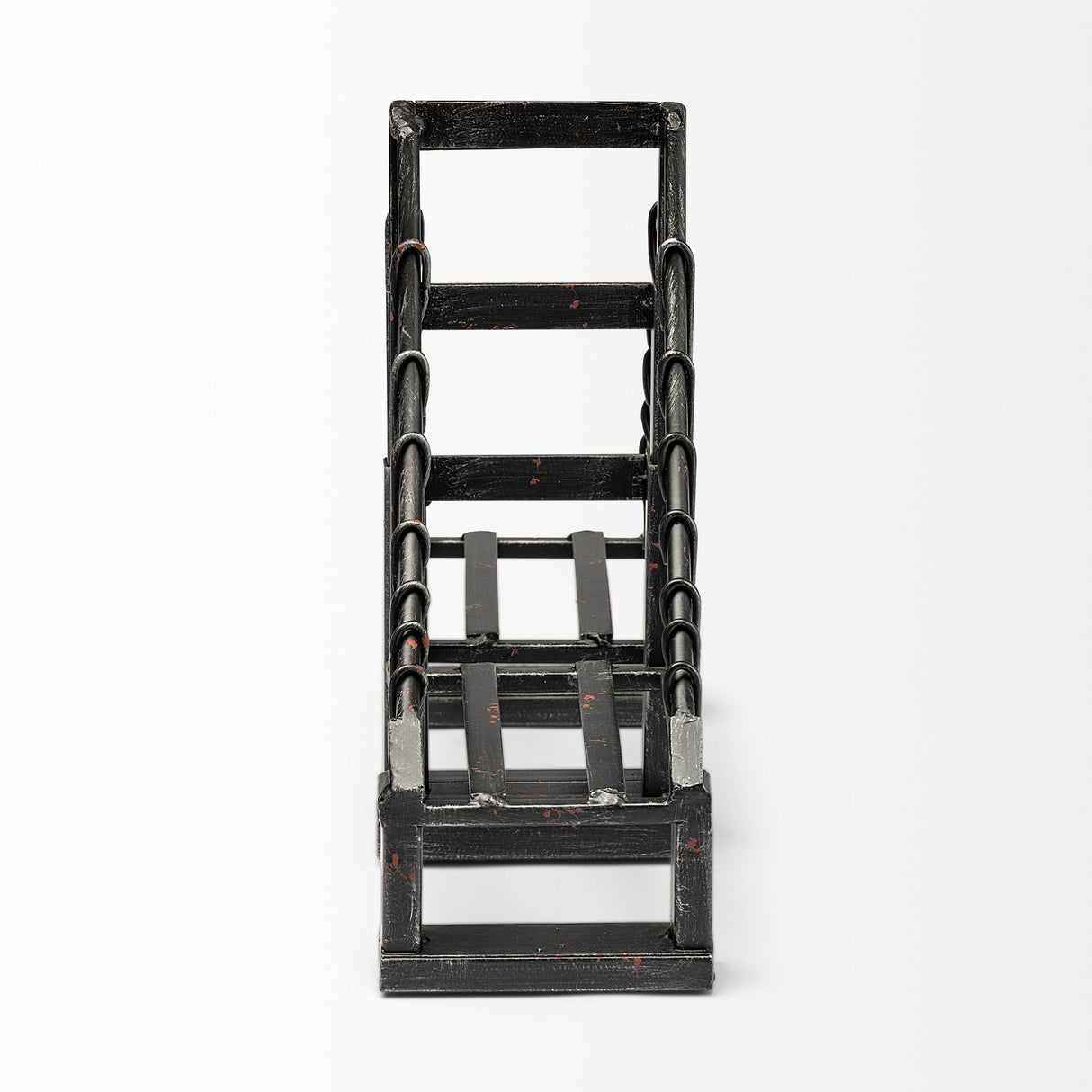 Suspension Set of 2 19L x 4W Brown Wrought Iron Suspension Bridge Bookends from Mercana - Luna Furniture