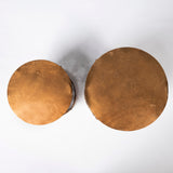 Rudebekia (Set of 2) 16L x 16W Gold Round Metal Accent Tables from Mercana - Luna Furniture
