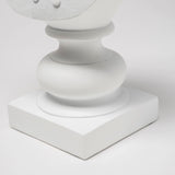 Murray 6L x 5W White Resin Business Fox from Mercana - Luna Furniture