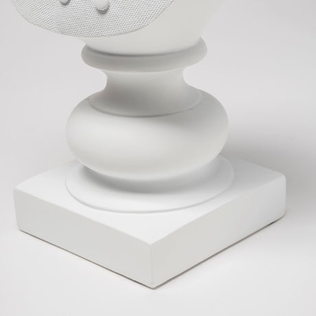 Murray 6L x 5W White Resin Business Fox from Mercana - Luna Furniture