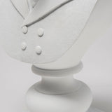 Murray 6L x 5W White Resin Business Fox from Mercana - Luna Furniture