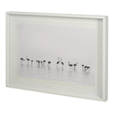 Flamingo Community by Staffan Widstrand Hand Embellished Textured Framed Art Photo Matted under Glas from Mercana - Luna Furniture