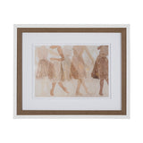 Posture by Mercana Studio a Hand Embellished Textured Framed Art Print Matted under Glass from Mercana - Luna Furniture