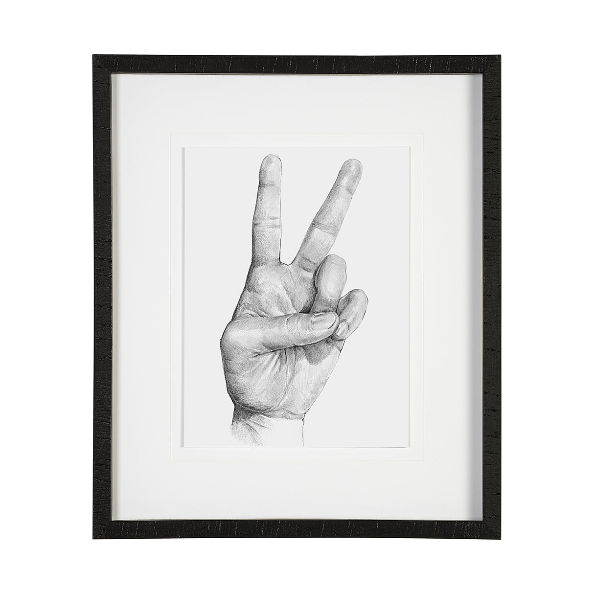 Hand Signs II by Jennifer Paxton Parker a Framed Art Print Matted under Glass from Mercana - Luna Furniture