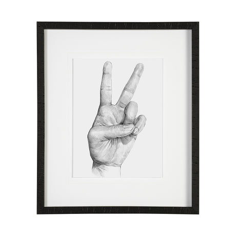 Hand Signs II by Jennifer Paxton Parker a Framed Art Print Matted under Glass from Mercana - Luna Furniture