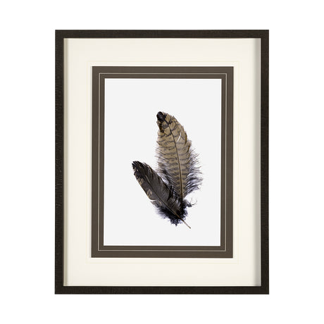 Feathered Friends by Nancy Crowell a Framed Art Print Matted under Glass from Mercana - Luna Furniture