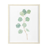 Soft Eucalyptus Branch IV by Emma Scarvey Hand Embellished Framed Art Print Matted under Glass from Mercana - Luna Furniture