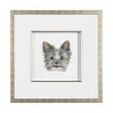 Eddie (Yorkie 1) by Mercana Studio a Hand Embellished Textured Framed Art Print Matted under Glass from Mercana - Luna Furniture