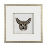 Charlote (Chihuahua) by Mercana Studio Hand Embellished Textured Framed Art Print Matted under Glass from Mercana - Luna Furniture