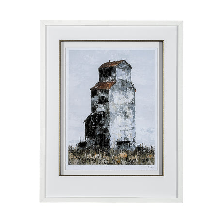 Abandoned Grain Elevator I by Mercana Studio Hand Embellished Framed Art Print Matted under Glass from Mercana - Luna Furniture