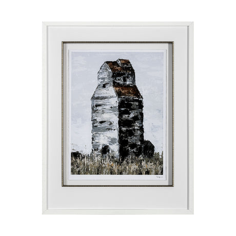 Abandoned Grain Elevator II by Mercana Studio Hand Embelished Framed Art Print Matted under Glass from Mercana - Luna Furniture