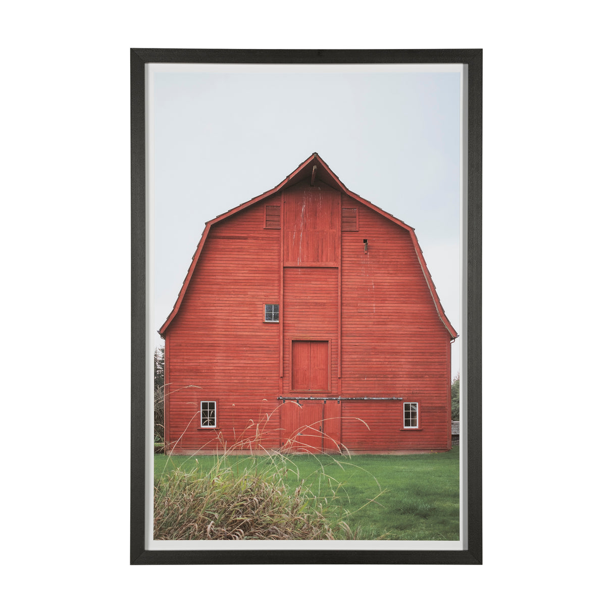 Red Barn I by Mercana Studio a Hand Embellished Textured Framed Photo Art Print Matted under Glass from Mercana - Luna Furniture