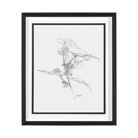 Arrangement III by Hiraki a Framed Art Print Matted under Glass from Mercana - Luna Furniture