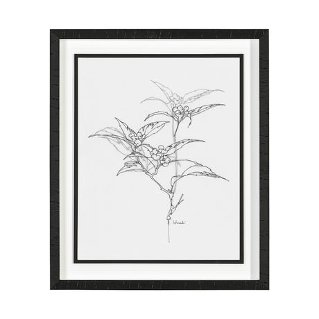 Arrangement IV by Hiraki a Framed Art Print Matted under Glass from Mercana - Luna Furniture