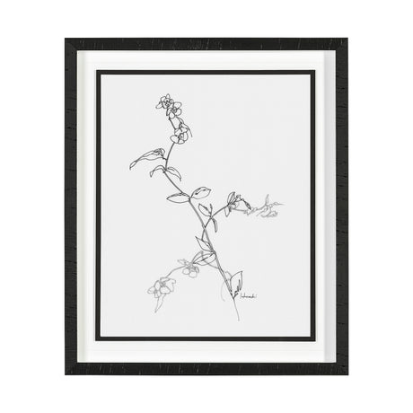 Arrangement V by Hiraki a Framed Art Print Matted under Glass from Mercana - Luna Furniture
