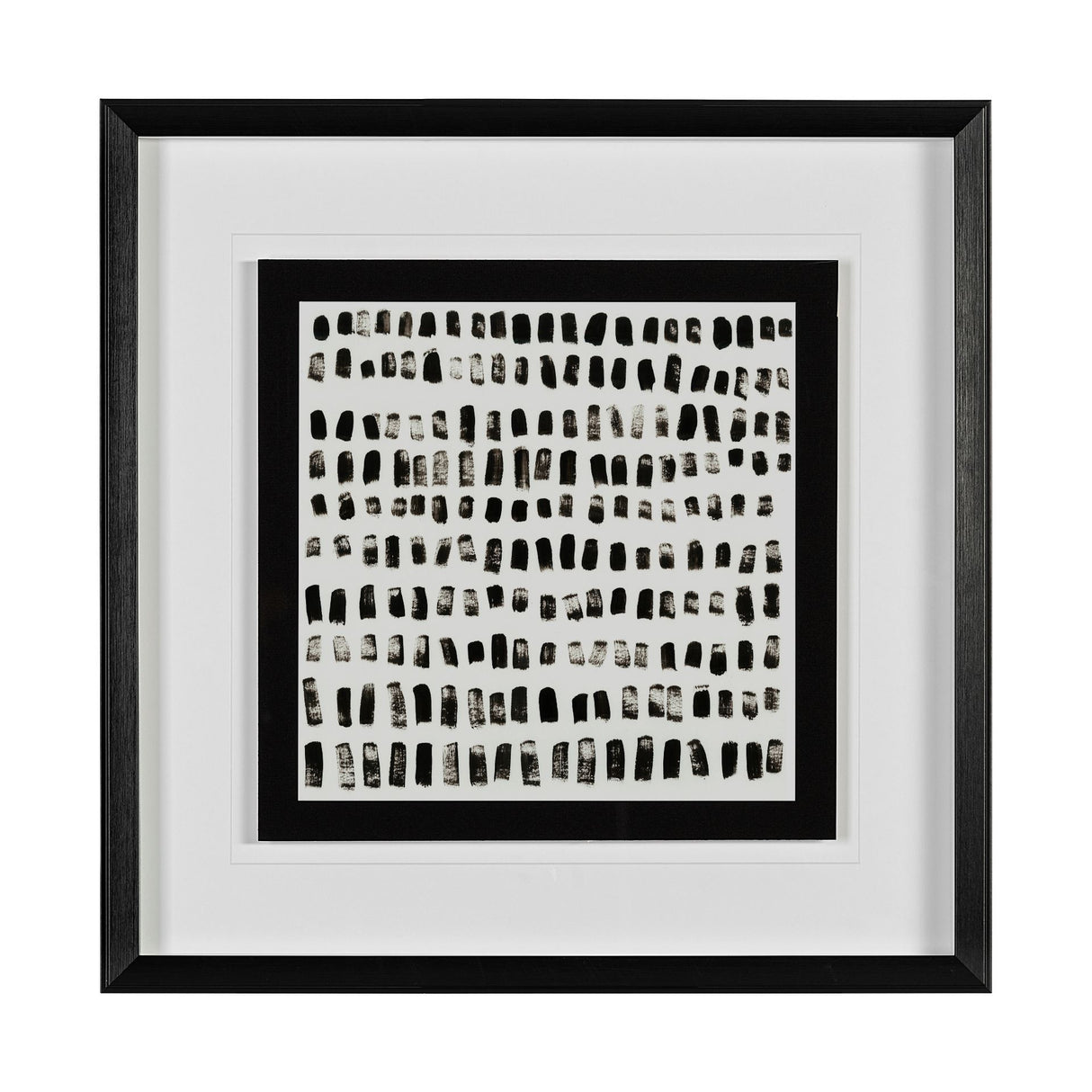 Mixed Signals I by June Erica Vess a Hand Embellished Textured Framed Art Print Matted under Glass from Mercana - Luna Furniture
