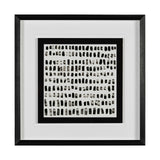 Mixed Signals I by June Erica Vess a Hand Embellished Textured Framed Art Print Matted under Glass from Mercana - Luna Furniture