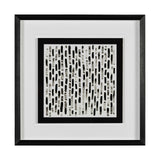 Mixed Signals IX by June Erica Vess a Hand Embellished Textured Framed Art Print Matted under Glass from Mercana - Luna Furniture