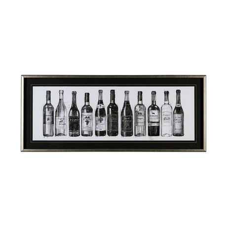 Wine Celler Crop v2 by Avery Tillmon a Hand Embellished Textured Framed Art Print Matted under Glass from Mercana - Luna Furniture