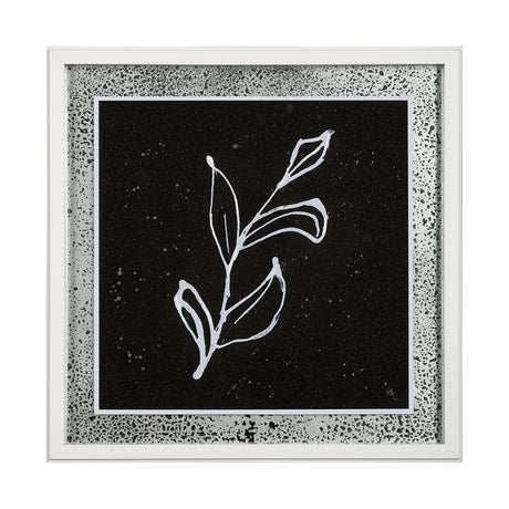 Flora I by Mercana Studio a Hand Embellished Textured Framed Art Print Matted under Glass from Mercana - Luna Furniture