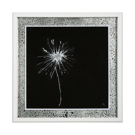 Flora II by Mercana Studio a Hand Embellished Textured Framed Art Print Matted under Glass from Mercana - Luna Furniture