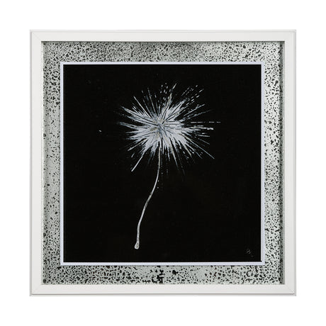 Flora III by Mercana Studio a Hand Embellished Textured Framed Art Print Matted under Glass from Mercana - Luna Furniture