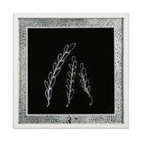 Flora IV by Mercana Studio a Hand Embellished Textured Framed Art Print Matted under Glass from Mercana - Luna Furniture