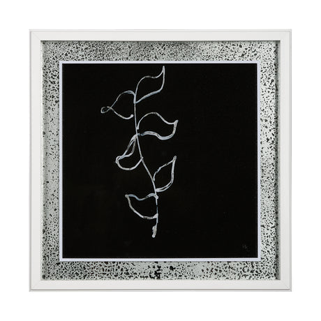 Flora VI by Mercana Studio a Hand Embellished Textured Framed Art Print Matted under Glass from Mercana - Luna Furniture