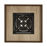 Sandpainting-Ink I by Mercana Studio a Hand Embellished Textured Framed Art Print Matted under Glass from Mercana - Luna Furniture